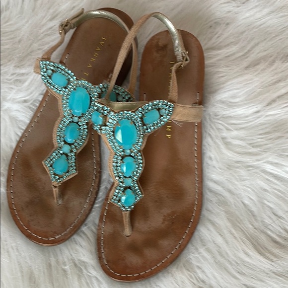 Light Blue Ivanka Single Band Sandal